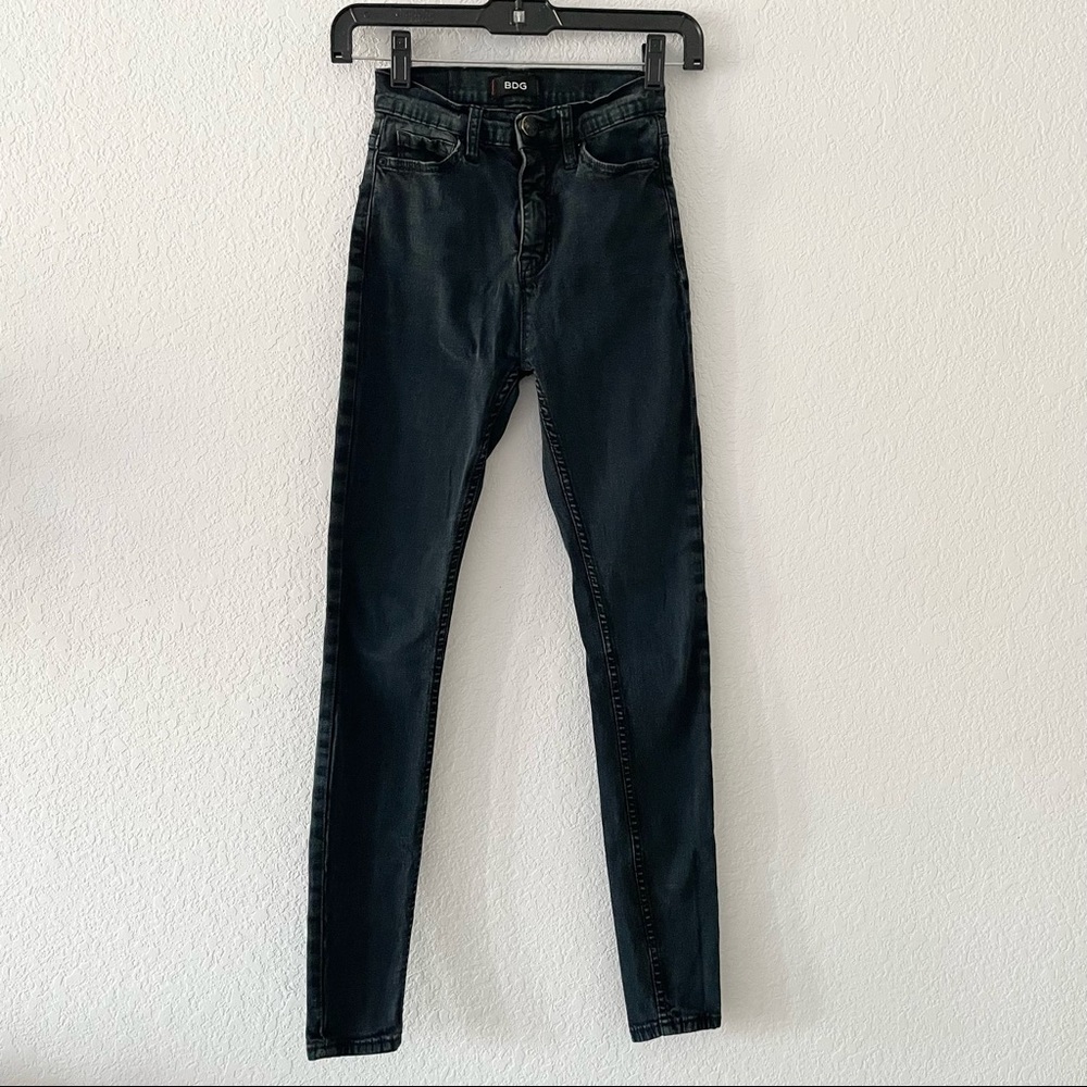 Urban Outfitters BDG Black High-Waisted / Hi Rise Skinny Jeans